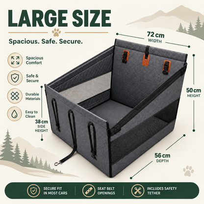 WanderPup Single Dog Travel Seat
